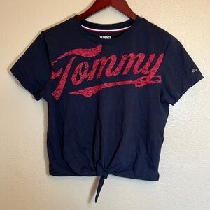 Tommy Hilfiger Navy Blue Short Sleeve Shirt
